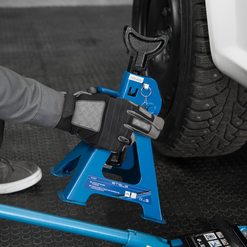 Подставки под автомобиль регулируемые, 3 т, H подъема 280-430 мм, 2 шт, Stels по ценам производителя в Екатеринбурге с доставкой по всей России