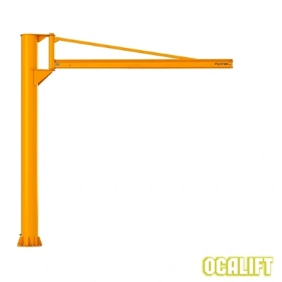 Кран консольный поворотный на колонне ручной 500кг стрела 3м высота 4м купить в Москве с доставкой по всей России | ProtosMarket.ru