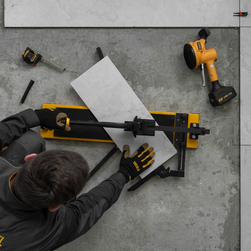 Плиткорез рельсовый 600х16мм, каретка на подш., стальная станина, усил. рукоятка-пенал Denzel по ценам производителя в Екатеринбурге с доставкой по всей России