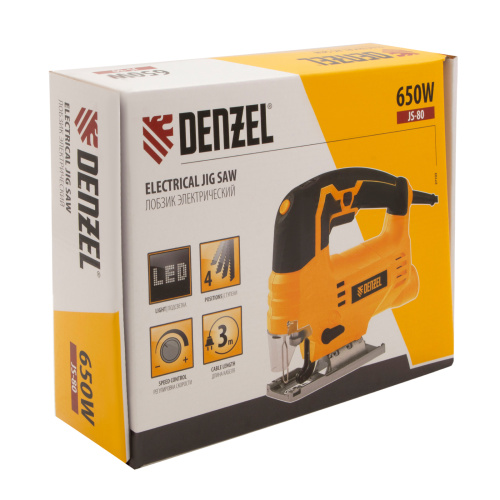Лобзик электрический JS-80, 650 Вт, 80 мм Denzel по ценам производителя в Екатеринбурге с доставкой по всей России