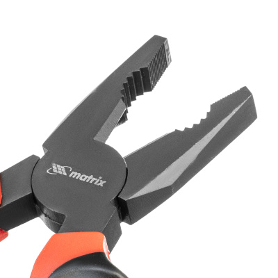 Плоскогубцы комбинированные Black Nickel, 200 мм, двухкомпонентные рукоятки Matrix по ценам производителя в Екатеринбурге с доставкой по всей России