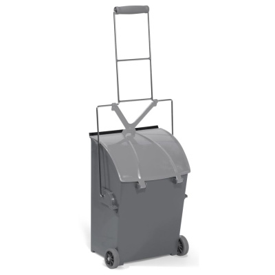 Совок Filmop для сбора мусора на колесах серый (15л) купить в Москве с доставкой по всей России | ProtosMarket.ru