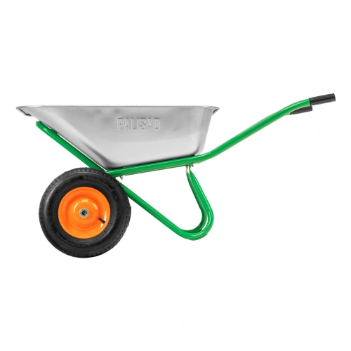 Тачка садово-строительная, 2-х колесная, усиленная, грузоподъемность 320 кг, объем 100 л Palisad по ценам производителя в Екатеринбурге с доставкой по всей России