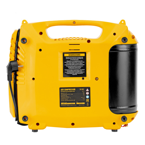 Компрессор воздушный DL1300, 10 бар, 1,3 кВт 180 л/мин 5 л, с набором аксессуаров Denzel по ценам производителя в Екатеринбурге с доставкой по всей России