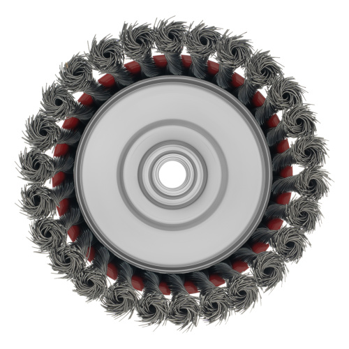 Щетка для УШМ, 125 мм, М14, "чашка", крученая проволока 0.5 мм Matrix по ценам производителя в Екатеринбурге с доставкой по всей России