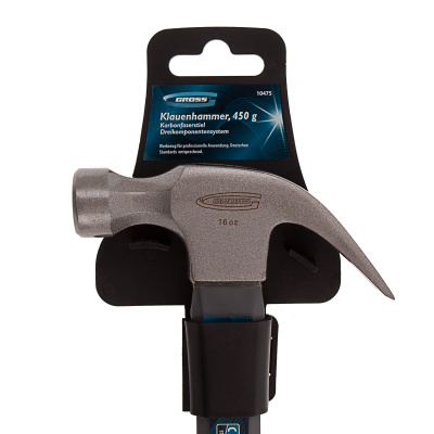 Молоток-гвоздодер, 450 г, фибергласовая трехкомпонентная рукоятка Gross по ценам производителя в Екатеринбурге с доставкой по всей России