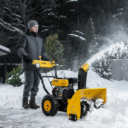 Гибридная снегоуборочная машина с функц. подметания SWB-600, 212 сс, руч. старт, 2 насадки Denzel по ценам производителя в Екатеринбурге с доставкой по всей России