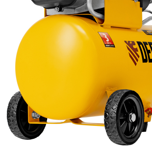 Компрессор воздушный DLC1300/24 безмасляный 1.3 кВт, 24 литра, 206 л/мин Denzel по ценам производителя в Екатеринбурге с доставкой по всей России