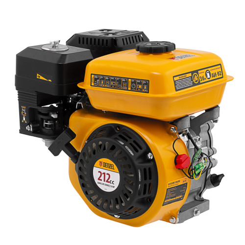Двигатель бензиновый RX-17K, 7 л.с., 212 см3, горизонтальный вал шпонка 19 мм Denzel купить в Москве с доставкой по всей России | ProtosMarket.ru