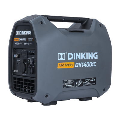 Генератор бензиновый инверторный Dinking DK1400iC (1,4 кВт, 230В/50 Гц, DK 145F/P-1, бак 2.5л) по ценам производителя в Екатеринбурге с доставкой по всей России