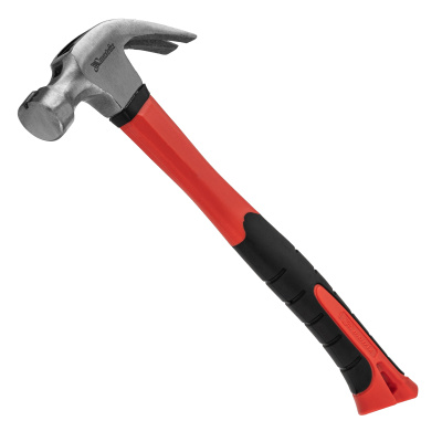 Молоток-гвоздодер optimal, 450 г, боек c магнитом, фибергласовая обрезиненная рукоятка Matrix по ценам производителя в Екатеринбурге с доставкой по всей России