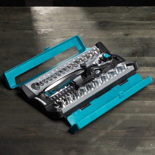 Набор торцевых головок, трещотка 120 зубьев, 1/2", 1/4", CrV, 41 предмет Gross по ценам производителя в Екатеринбурге с доставкой по всей России