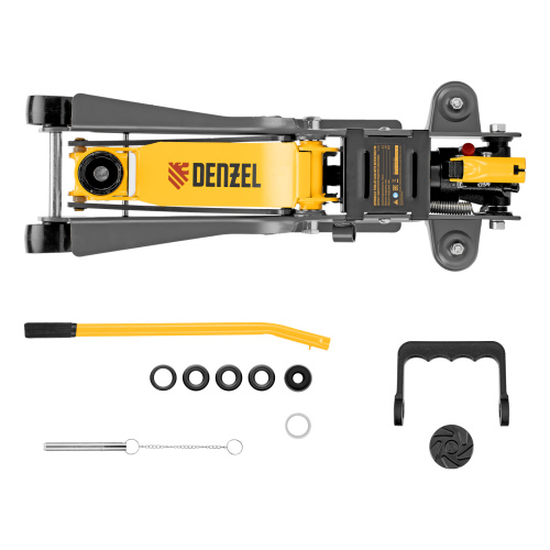 Домкрат гидравлический подкатной с фиксатором, 2,5 т, 85-385 мм Denzel по ценам производителя в Екатеринбурге с доставкой по всей России