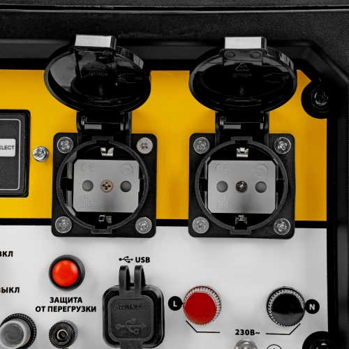 Генератор инверторный GS-5500iSE, 5,5 кВт, 230 В, закрытый корпус,электростартер Denzel по ценам производителя в Екатеринбурге с доставкой по всей России