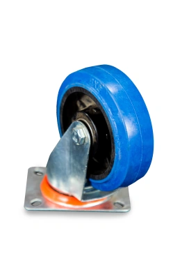 Колесо поворотное из эластичной резины MW150 150 мм по ценам производителя в Екатеринбурге с доставкой по всей России