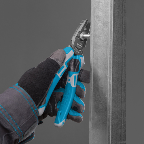 Плоскогубцы комбинированные 180 мм, трехкомпонентные рукоятки Gross по ценам производителя в Екатеринбурге с доставкой по всей России