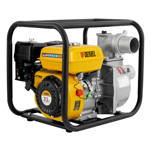 Мотопомпа бензиновая для чистой воды PX-80, 7 л.с, 3", 1000 л/мин, глубина 8 м, напор 30 м Denzel по ценам производителя в Екатеринбурге с доставкой по всей России