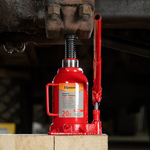 Домкрат гидравлический бутылочный 20 т, h подъема 215-405 мм Sparta Compact по ценам производителя в Екатеринбурге с доставкой по всей России