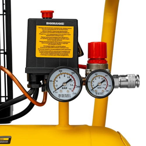Компрессор воздушный BCI2300/100, ременный привод, 2.3 кВт, 100 литров, 400 л/мин Denzel по ценам производителя в Екатеринбурге с доставкой по всей России