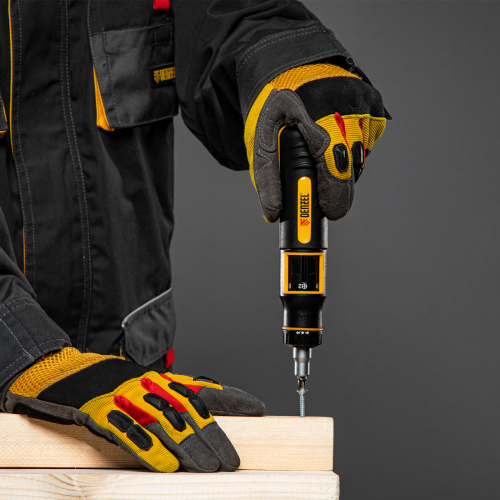 Отвертка реверсивная с револьверным механизмом, 11 шт, сталь S2  Denzel по ценам производителя в Екатеринбурге с доставкой по всей России