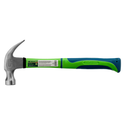 Молоток-гвоздодер, 450 г, фибергласовая обрезиненная рукоятка Сибртех по ценам производителя в Екатеринбурге с доставкой по всей России