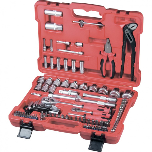 Набор слесарно-монтажный с квадратами 1/4, 1/2 и 5/16", 117 предметов Matrix ProFI по ценам производителя в Екатеринбурге с доставкой по всей России