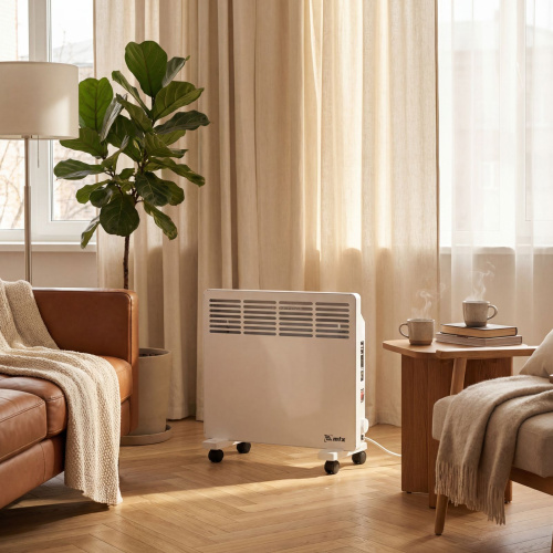 Конвектор электрический КМ-1000.1, 230 В, 1000 Вт, X-образный нагреватель, колеса, термостат MTX по ценам производителя в Екатеринбурге с доставкой по всей России