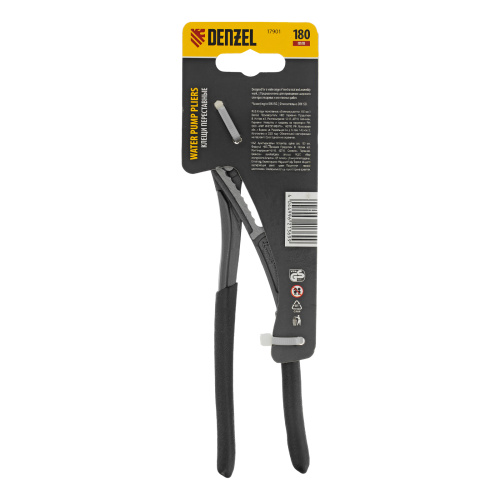 Клещи переставные, обливные рукоятки, 180 мм Denzel по ценам производителя в Екатеринбурге с доставкой по всей России