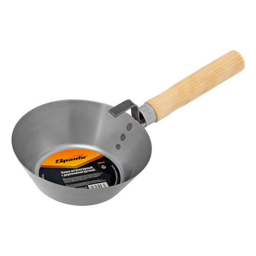 Ковш стальной штатурный, деревянная ручка Sparta по ценам производителя в Екатеринбурге с доставкой по всей России