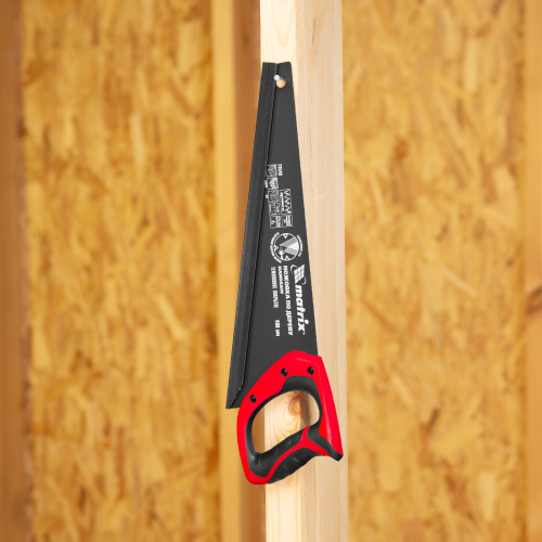 Ножовка по дереву, 400 мм, 7-8 TPI, зуб-3D, каленый зуб, тефлоновое покрытие полотна, двухкомпонентная рукоятка Matrix по ценам производителя в Екатеринбурге с доставкой по всей России