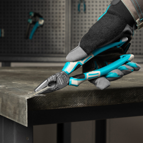 Плоскогубцы комбинированные 205 мм, трехкомпонентные рукоятки Gross по ценам производителя в Екатеринбурге с доставкой по всей России