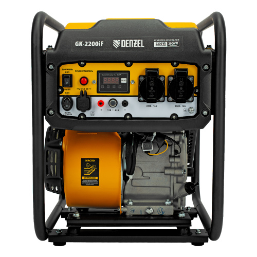 Генератор инверторный GK-2200iF, 2,2 кВт, 230 В, ручной старт DENZEL по ценам производителя в Екатеринбурге с доставкой по всей России