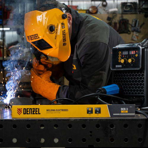 Электроды DER-3, диам. 4 мм, 1 кг, рутиловое покрытие Denzel по ценам производителя в Екатеринбурге с доставкой по всей России