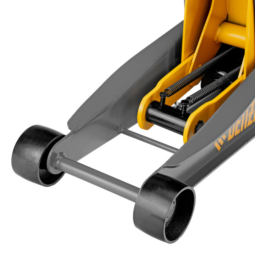 Домкрат гидравлический подкатной, 3 т, 125-470 мм, быстрый подъем, проф. Denzel по ценам производителя в Екатеринбурге с доставкой по всей России