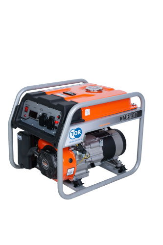 Генератор бензиновый 2,5 кВт 220В 16 л с ручным запуском TOR KM3800H по ценам производителя в Екатеринбурге с доставкой по всей России