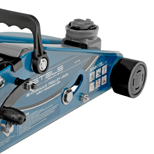 Домкрат гидравлический подкатной с фиксатором, 2.5 т, Safety Pin, 140-385 мм, в кейсе Stels по ценам производителя в Екатеринбурге с доставкой по всей России