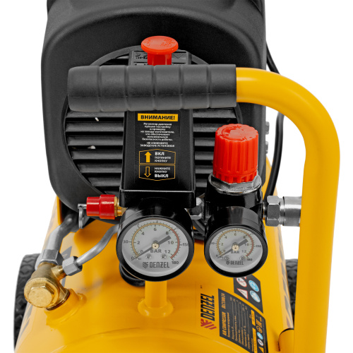 Компрессор воздушный DLC1300/24 безмасляный 1.3 кВт, 24 литра, 206 л/мин Denzel по ценам производителя в Екатеринбурге с доставкой по всей России