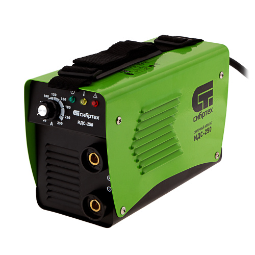 Аппарат инверторный дуговой сварки ИДС-250, 250 А, ПВ 80%, диаметр электрода 1.6-5 мм Сибртех по ценам производителя в Екатеринбурге с доставкой по всей России
