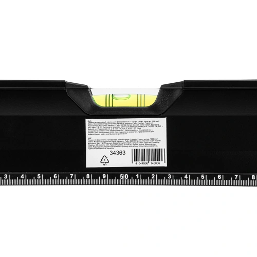 Уровень алюминиевый, усиленный, фрезерованный, 3 глазка, двухкомпонентные рукоятки, 1000 мм Matrix по ценам производителя в Екатеринбурге с доставкой по всей России