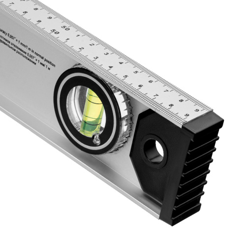 Уровень алюминиевый "Рельс", 600 мм, 3 глазка (1 поворотный) Matrix по ценам производителя в Екатеринбурге с доставкой по всей России