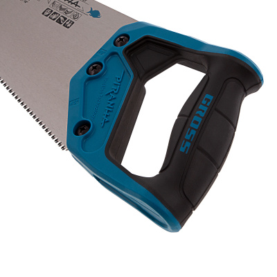 Ножовка по дереву "Piranha", 400 мм, 11-12 TPI, зуб-3D, каленый зуб, двухкомпонентная рукоятка Gross по ценам производителя в Екатеринбурге с доставкой по всей России