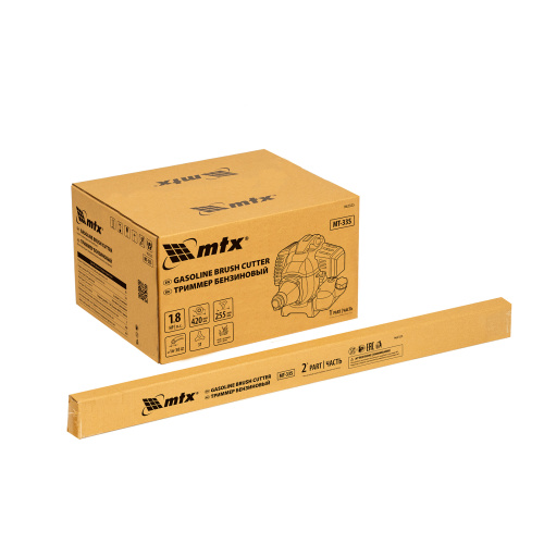 Триммер бензиновый MT-33S, 33 см³, разъемная штанга, состоит из 2 частей MTX по ценам производителя в Екатеринбурге с доставкой по всей России