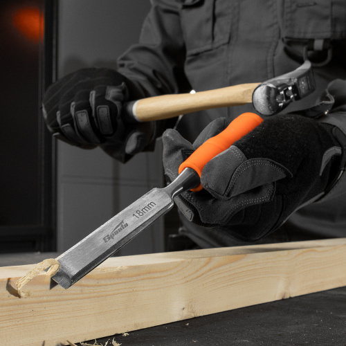 Набор стамесок 4 шт, 6-12-18-24 мм, плоские, пластиковые ударные рукоятки Sparta по ценам производителя в Екатеринбурге с доставкой по всей России