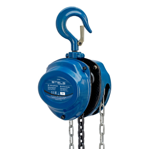 Таль цепная, 1 т, h подъема 2.5 м, расстояние между крюками 350 мм Stels по ценам производителя в Екатеринбурге с доставкой по всей России