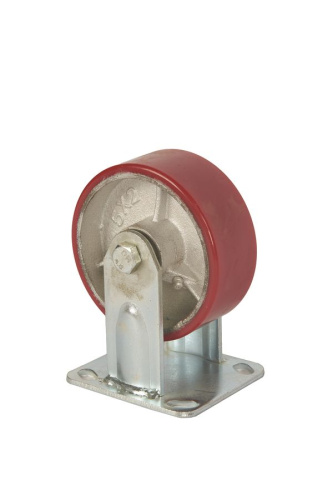 Колесо большегрузное неповоротное FCp 54 125 мм полиуретановое (N) по ценам производителя в Екатеринбурге с доставкой по всей России