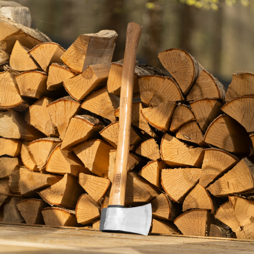 Топор кованый, 1360 г, американский тип, буковая рукоятка, 700мм, EFP Denzel по ценам производителя в Екатеринбурге с доставкой по всей России