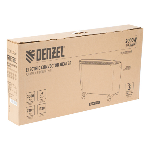 Конвектор электрический XCE-2000 B, 230 В, 2000 Вт, X-образный нагреватель Denzel по ценам производителя в Екатеринбурге с доставкой по всей России