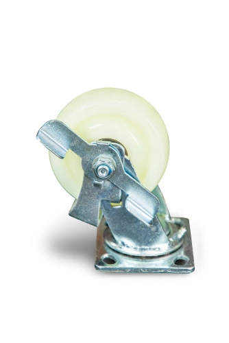 Колесо большегрузное поворотное SCdnb 55 125 мм полипропиленовое с тормозом по ценам производителя в Екатеринбурге с доставкой по всей России