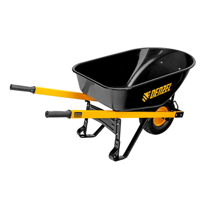 Тачка строительная, усиленная, объем 140 л, 230 кг, колесо 15х6.00-6 Denzel по ценам производителя в Екатеринбурге с доставкой по всей России