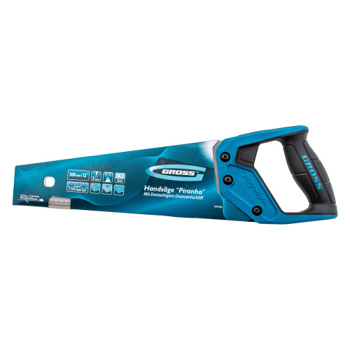 Ножовка по дереву "PIRANHA", 300 мм, 7 TPI, 3D-зуб, двухкомпонентная рукоятка Gross по ценам производителя в Екатеринбурге с доставкой по всей России